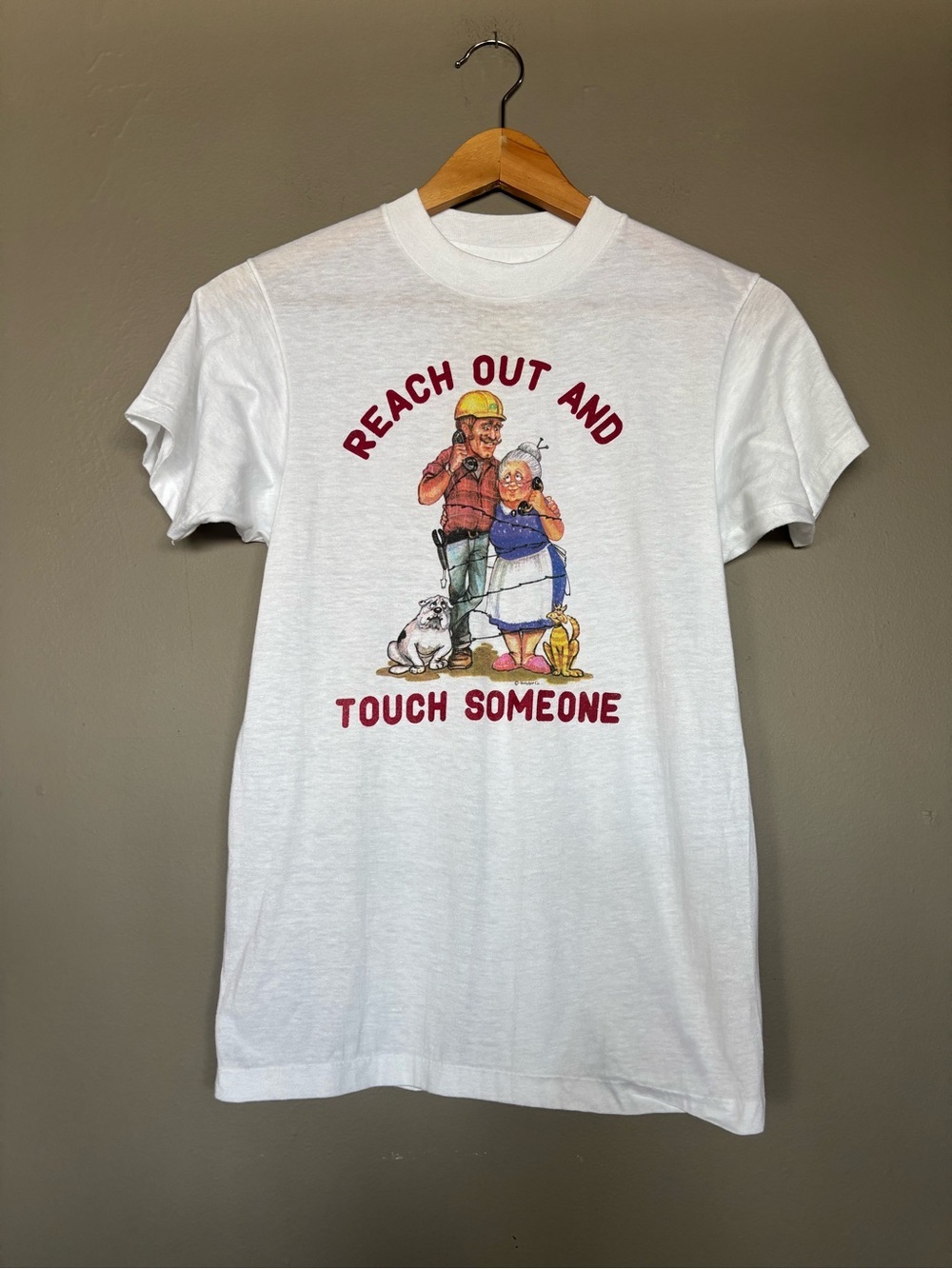 1980s Bell "Reach Out and Touch Someone"  tee